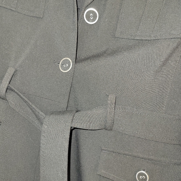Signature by Larry Levine Belted Waist Pantsuit Pants Suit and Jacket sz… - Picture 2 of 3